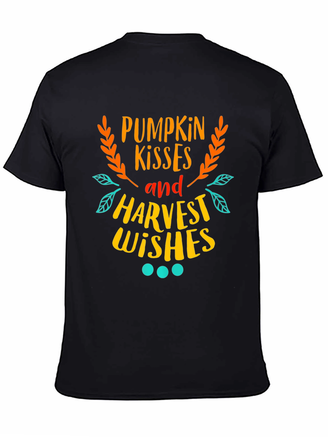 Pumpkin Kisses Harvest Wishes Graphic Tee