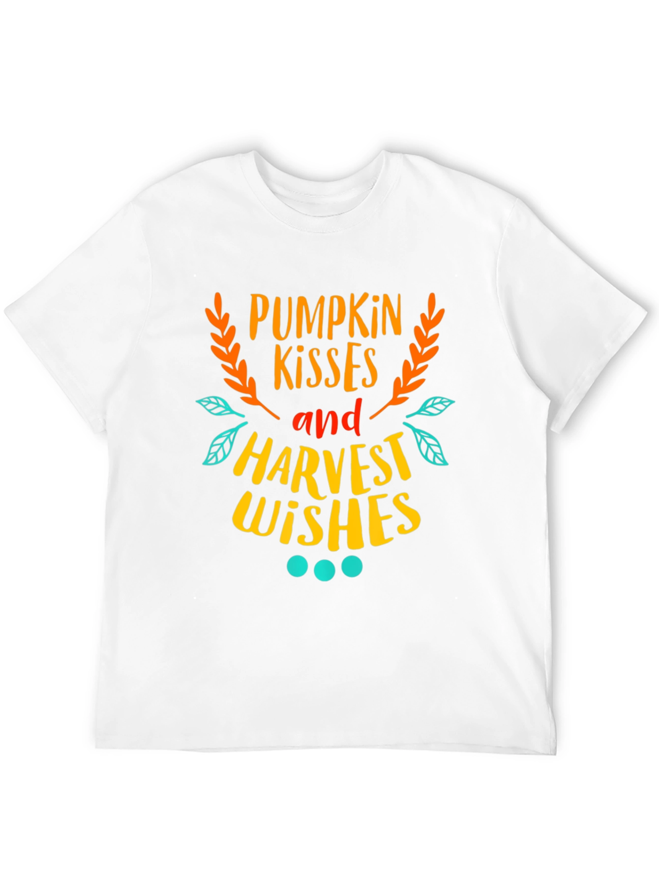 Pumpkin Kisses Harvest Wishes Graphic Tee