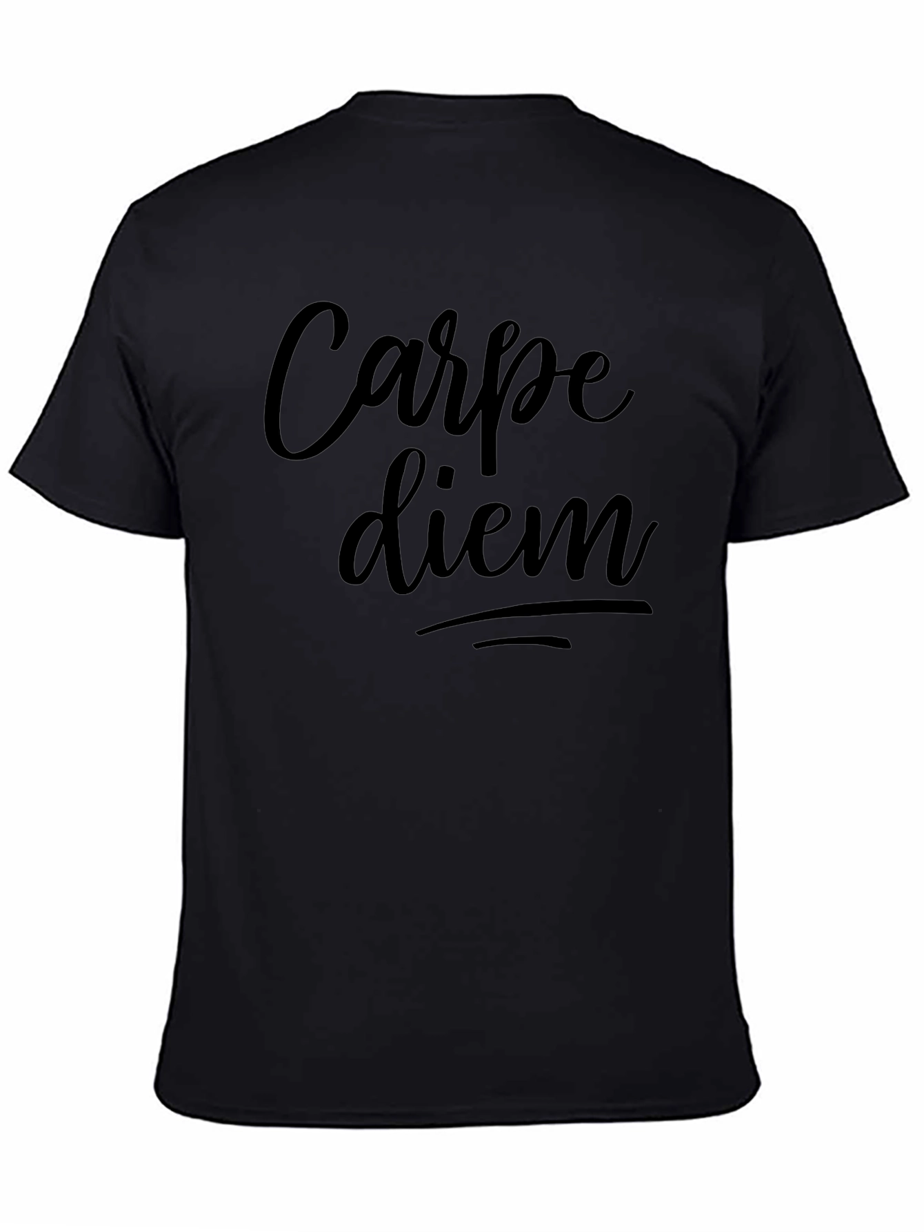 Carpe Diem Graphic Tee - Black T-Shirt