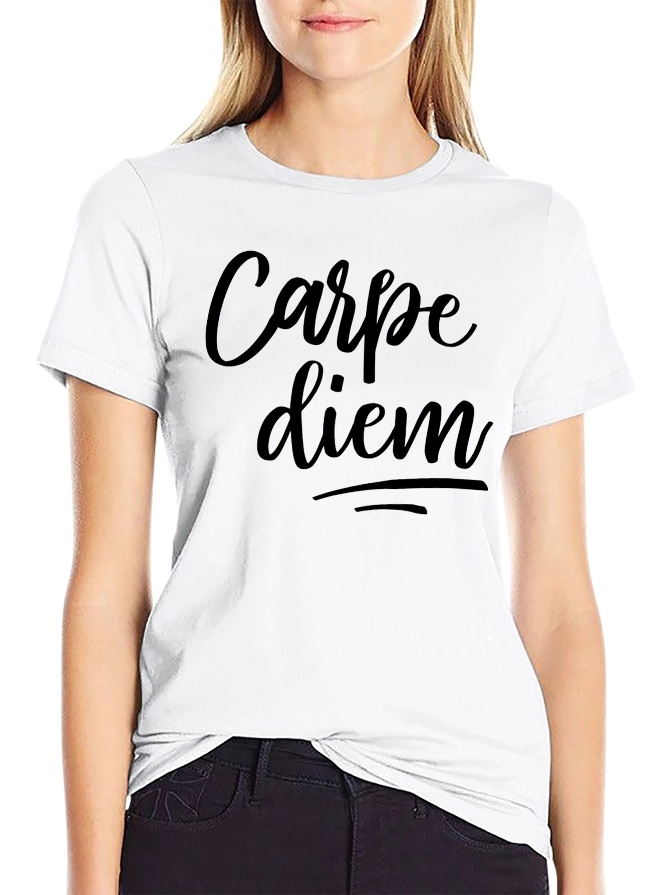 Carpe Diem Graphic Tee - Black T-Shirt