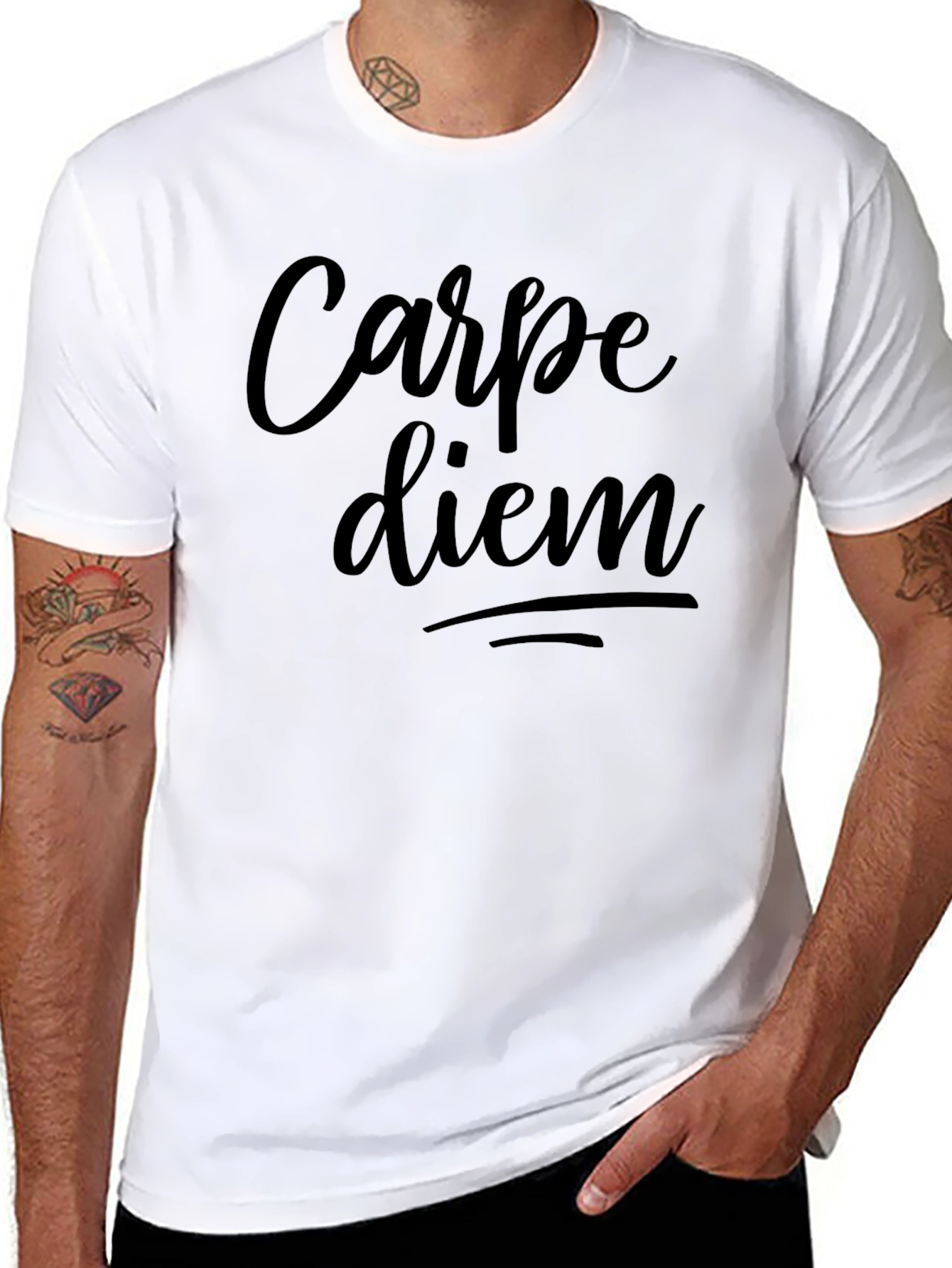 Carpe Diem Graphic Tee - Black T-Shirt
