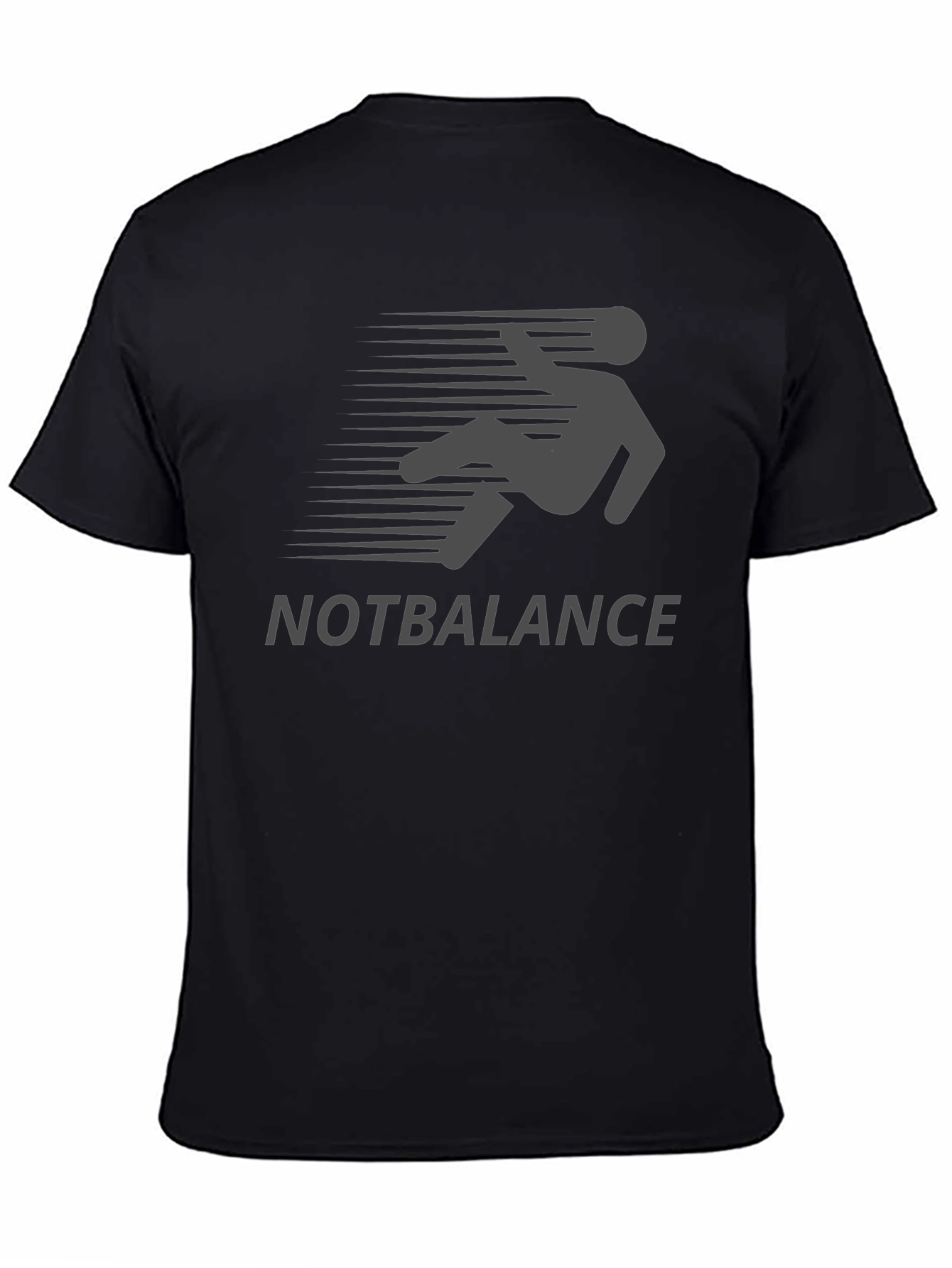 NOTBALANCE Graphic Tee - Funny Falling Man Design