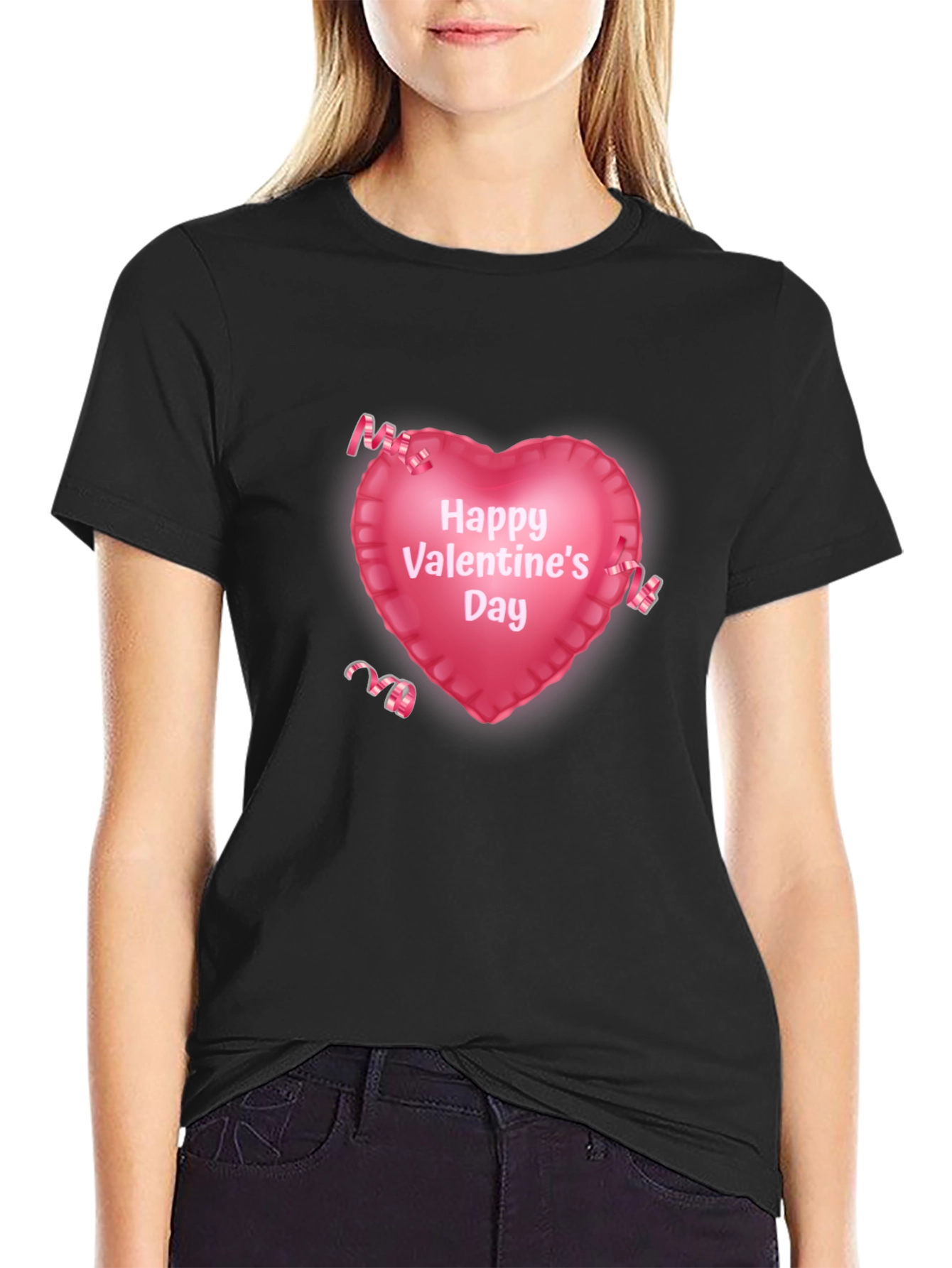 Valentines Day Heart Graphic T-Shirt