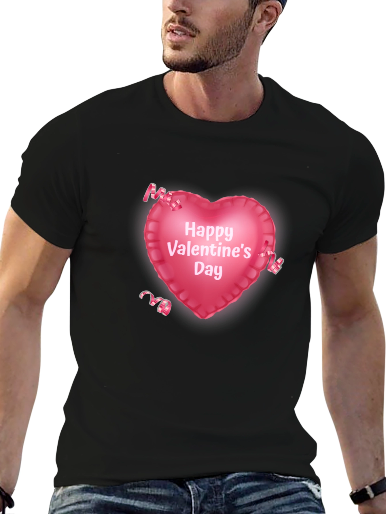Valentines Day Heart Graphic T-Shirt
