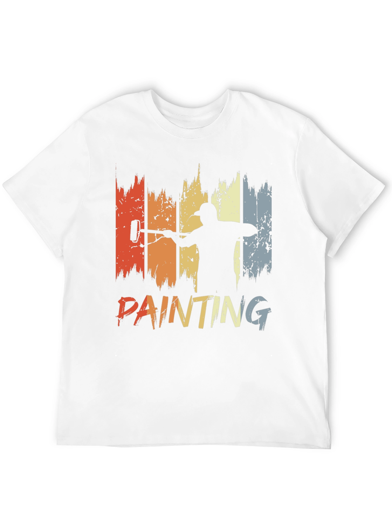 Retro Painting T-Shirt - Painter Silhouette