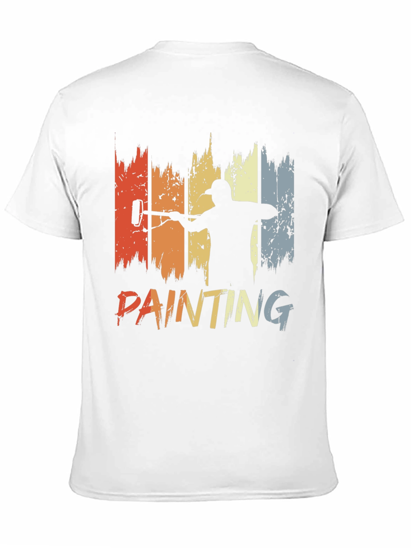 Retro Painting T-Shirt - Painter Silhouette