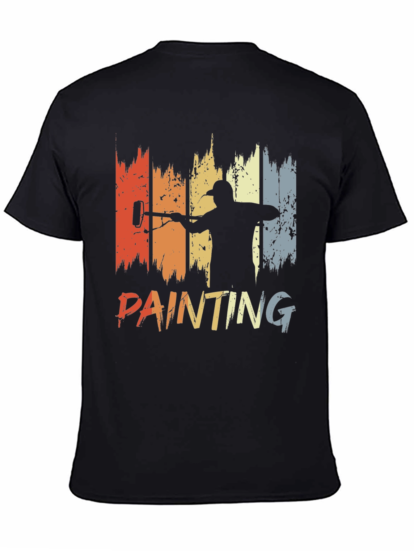 Retro Painting T-Shirt - Painter Silhouette