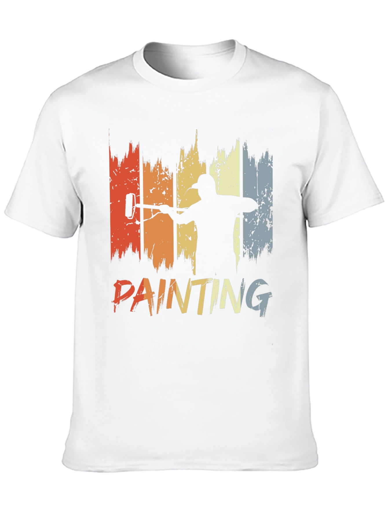 Retro Painting T-Shirt - Painter Silhouette