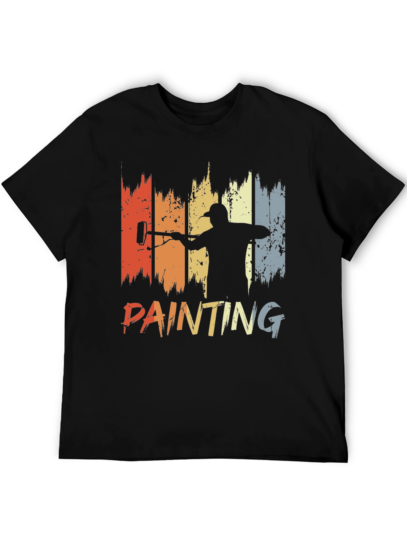 Retro Painting T-Shirt - Painter Silhouette