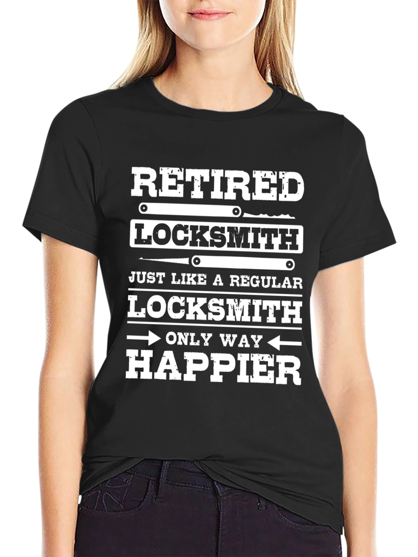 Retired Locksmith Graphic Tee
