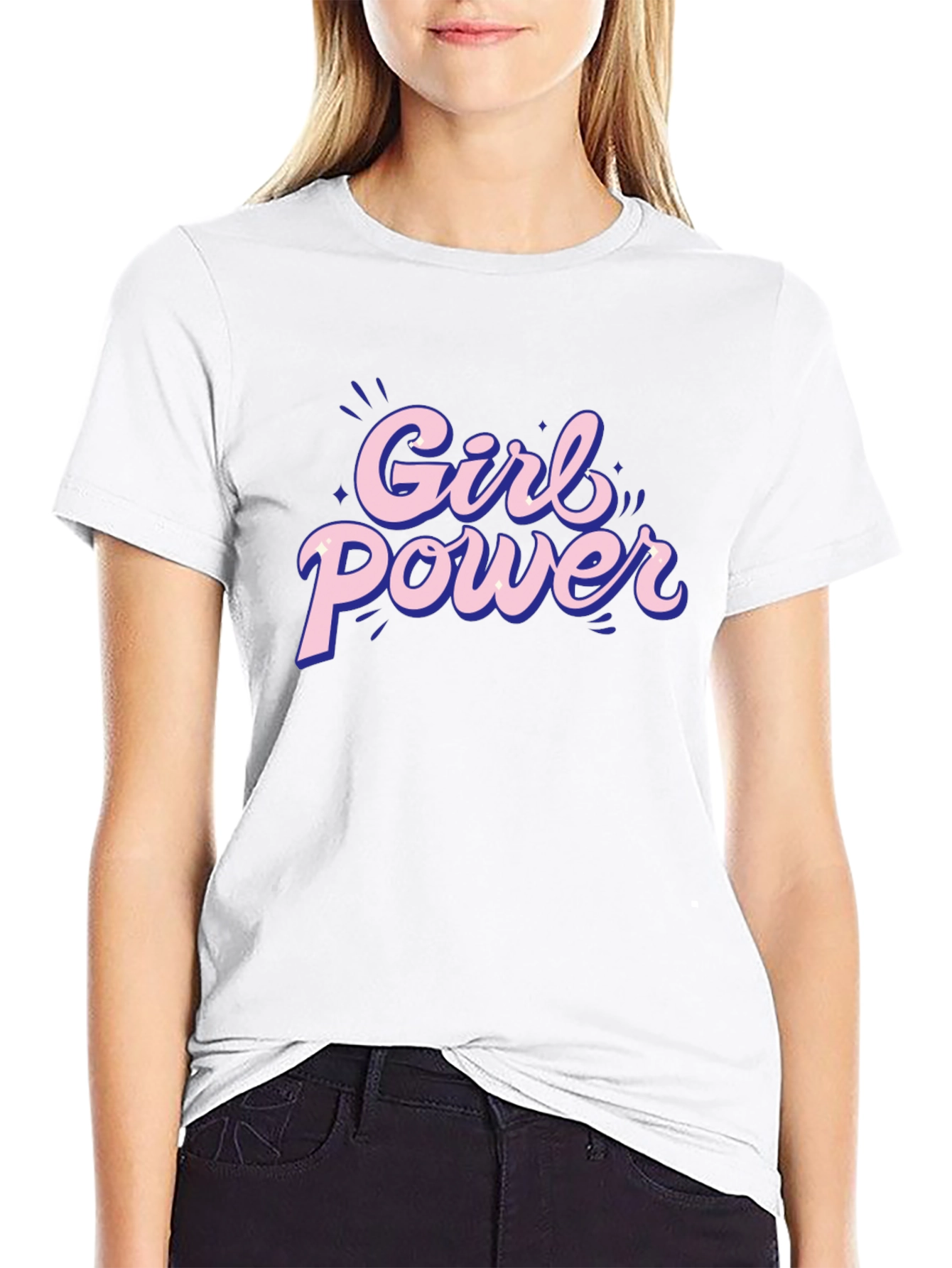 Girl Power Graphic Tee - Empowering Womens T-Shirt