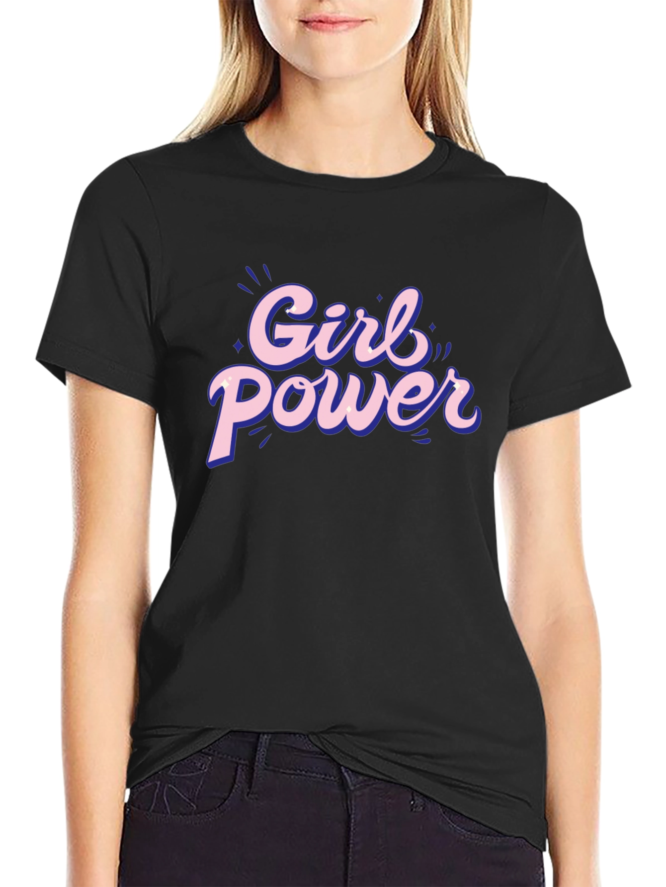 Girl Power Graphic Tee - Empowering Womens T-Shirt