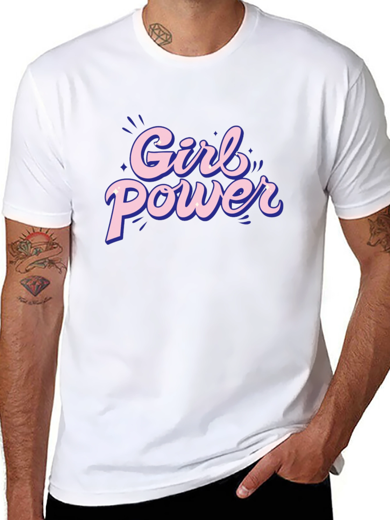 Girl Power Graphic Tee - Empowering Womens T-Shirt