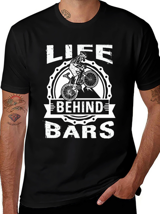 Life Behind Bars Biker Graphic Tee