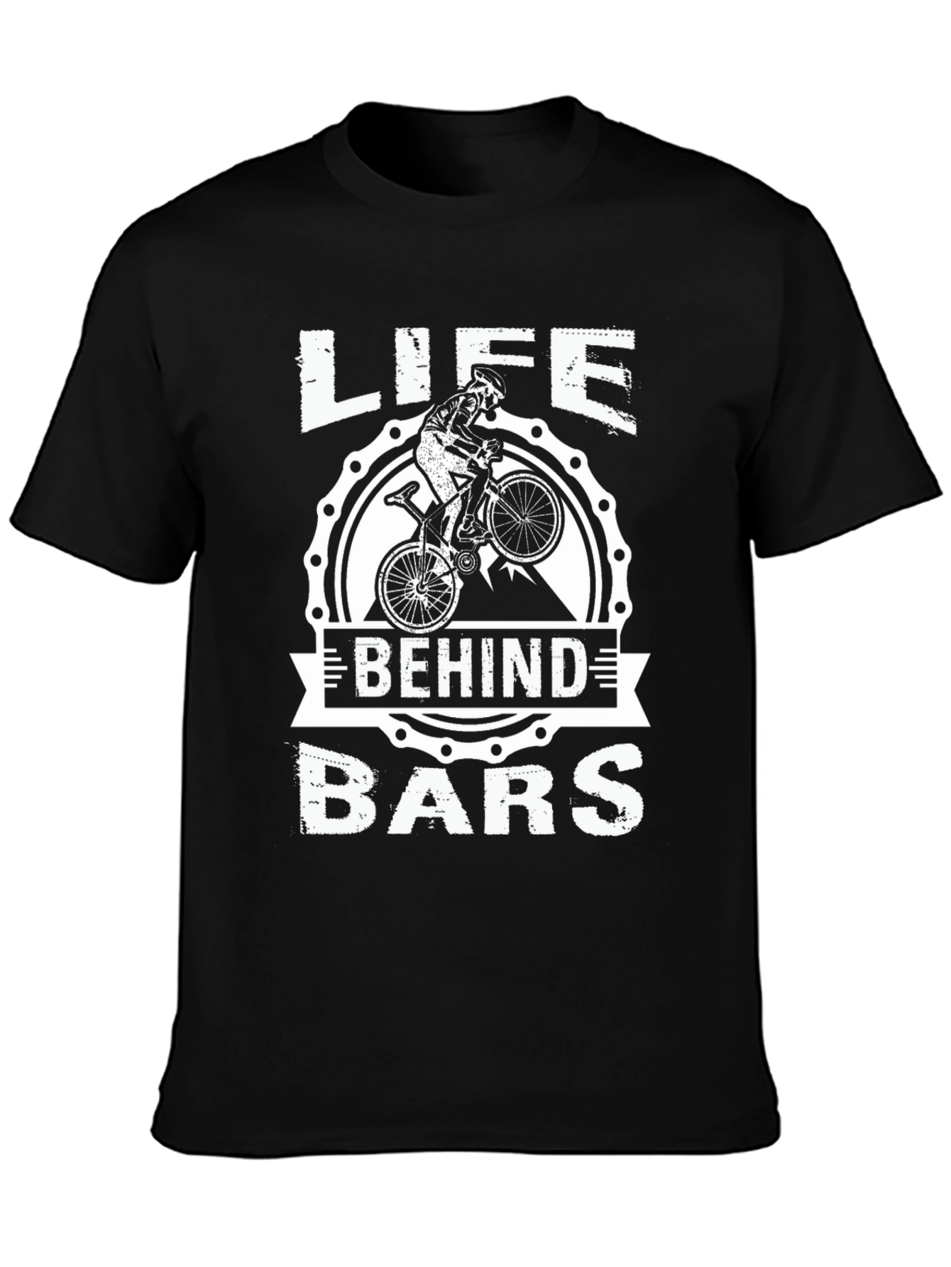 Life Behind Bars Biker Graphic Tee