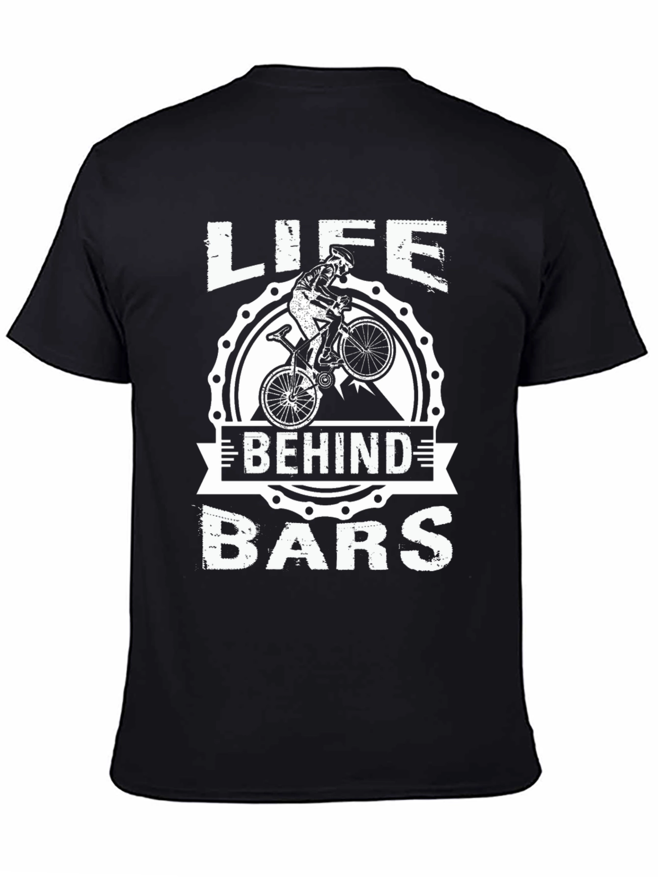 Life Behind Bars Biker Graphic Tee
