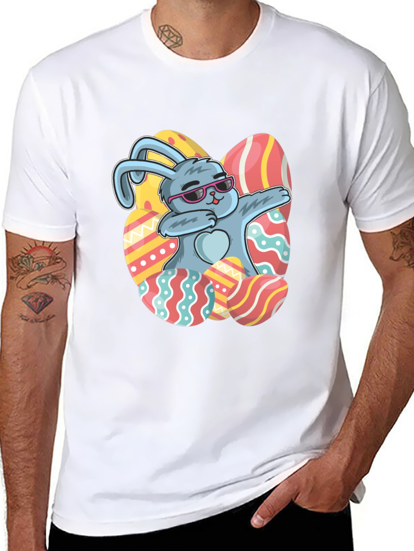Easter Bunny Dabbing T-Shirt