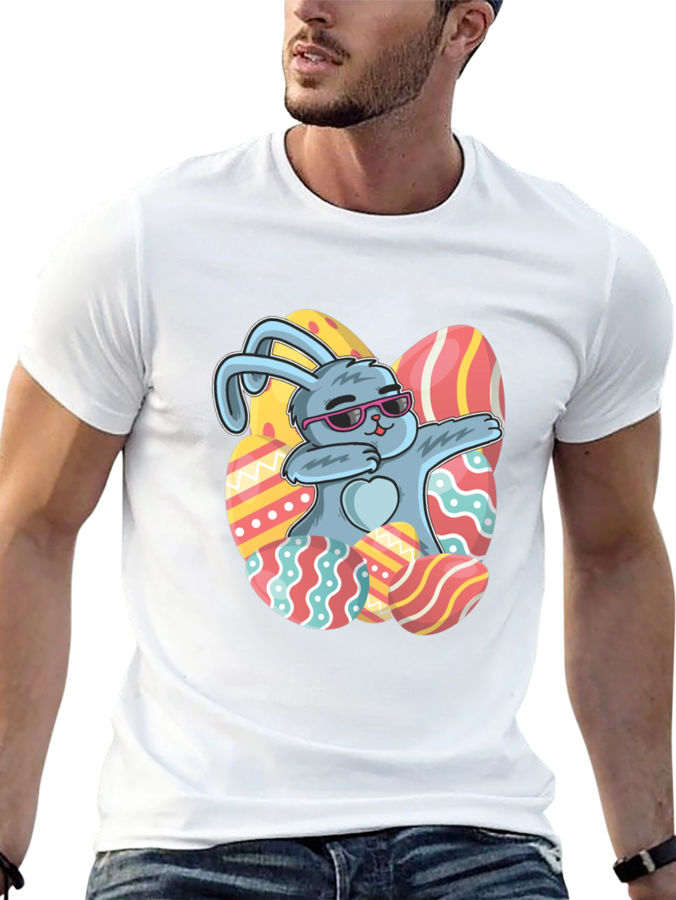 Easter Bunny Dabbing T-Shirt