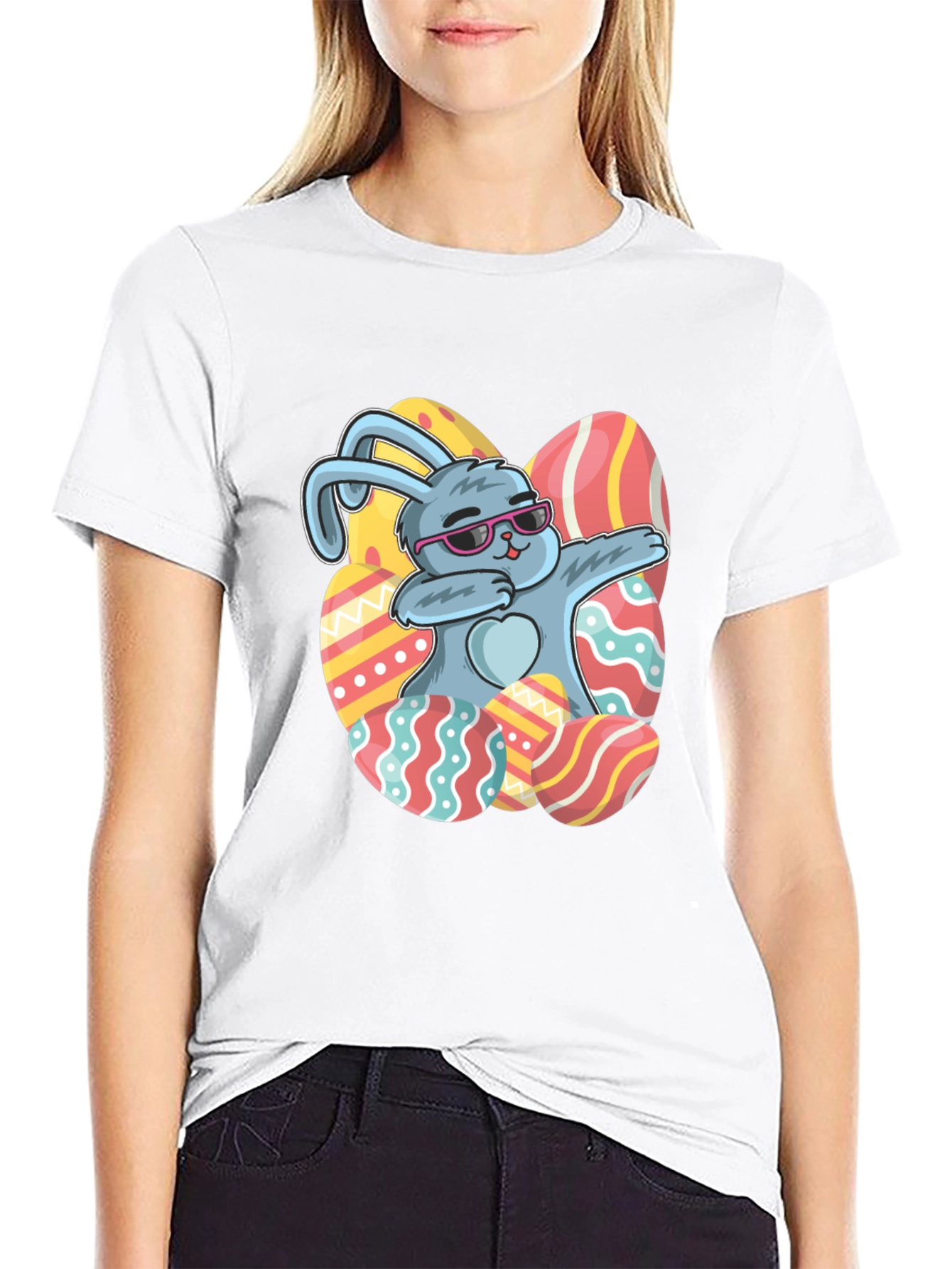 Easter Bunny Dabbing T-Shirt