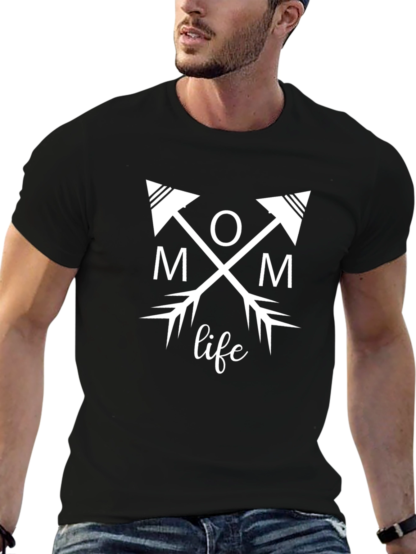 Mom Life Arrows Graphic T-Shirt