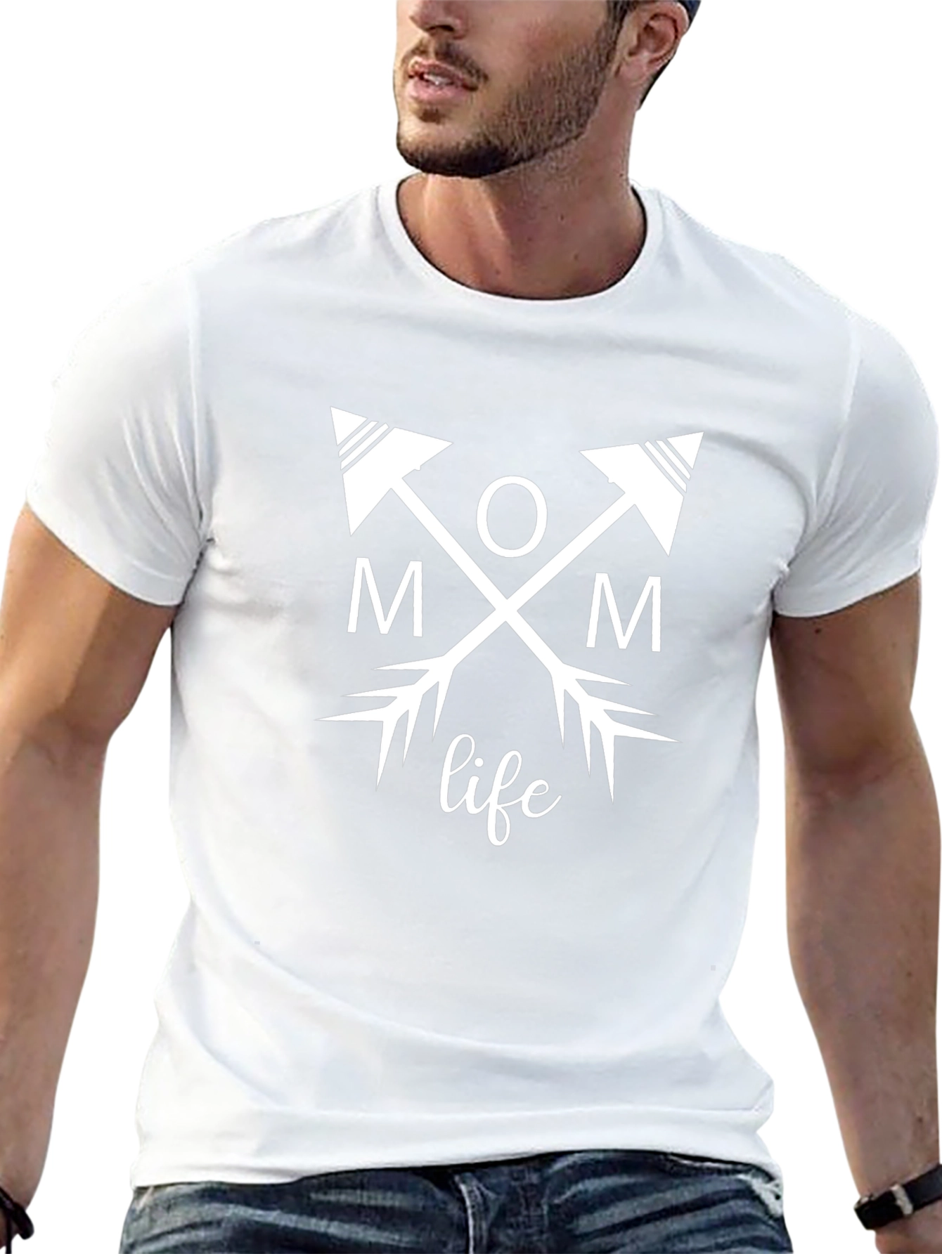 Mom Life Arrows Graphic T-Shirt