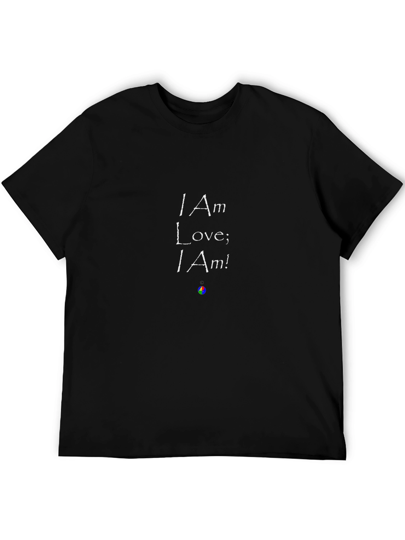 I Am Love Graphic Tee - Black Unisex T-Shirt