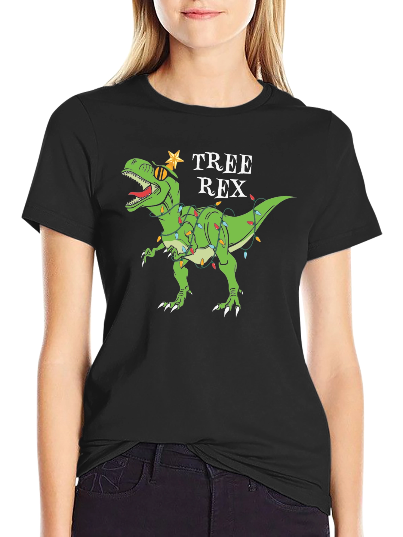 Tree Rex T-Shirt - Holiday Dinosaur Tee