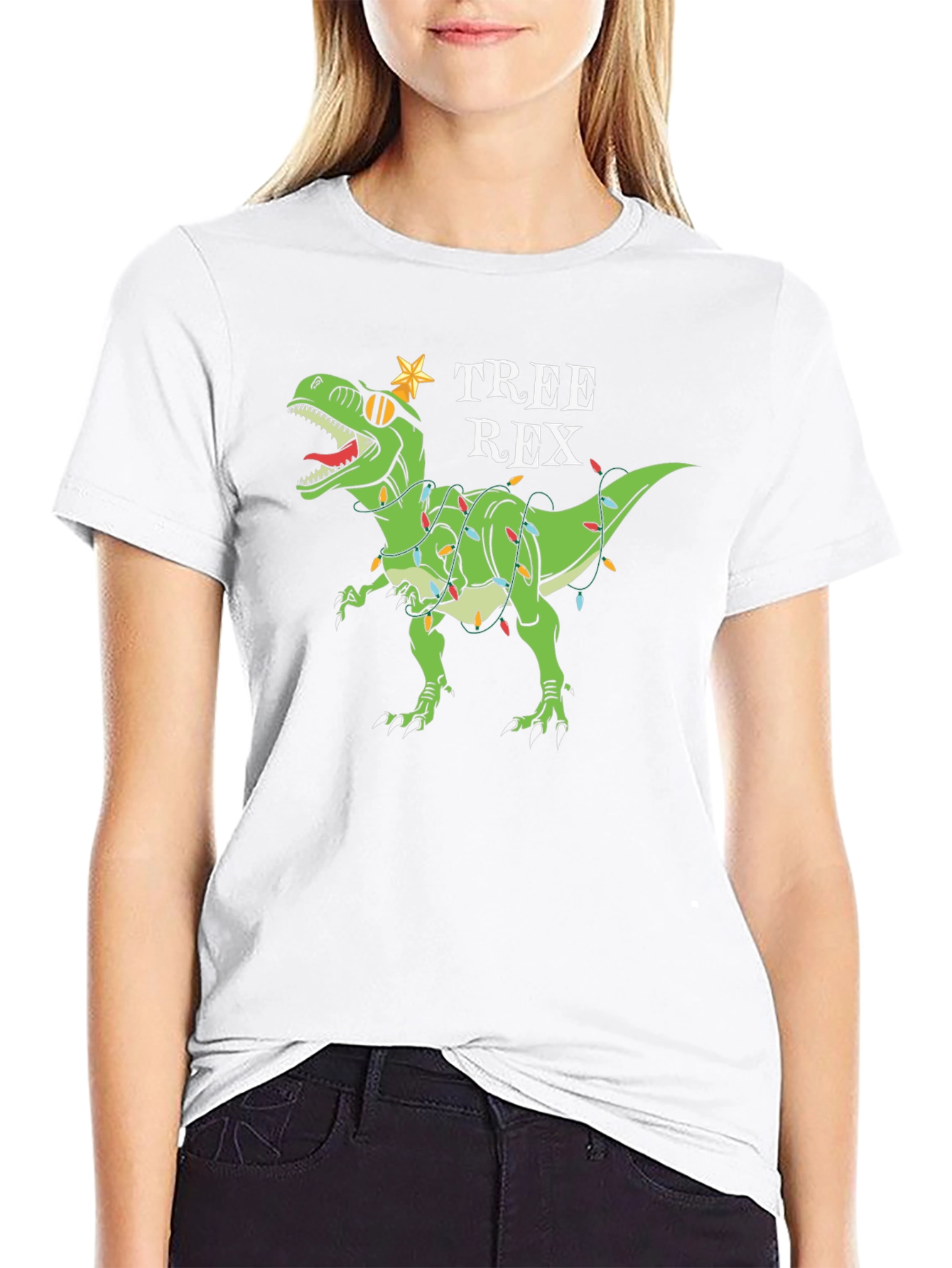 Tree Rex T-Shirt - Holiday Dinosaur Tee