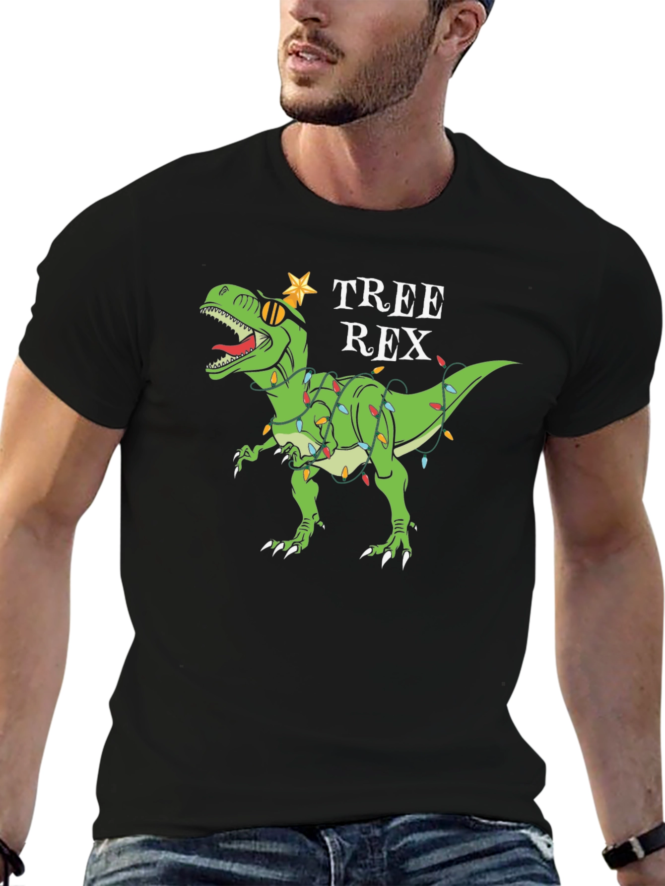 Tree Rex T-Shirt - Holiday Dinosaur Tee