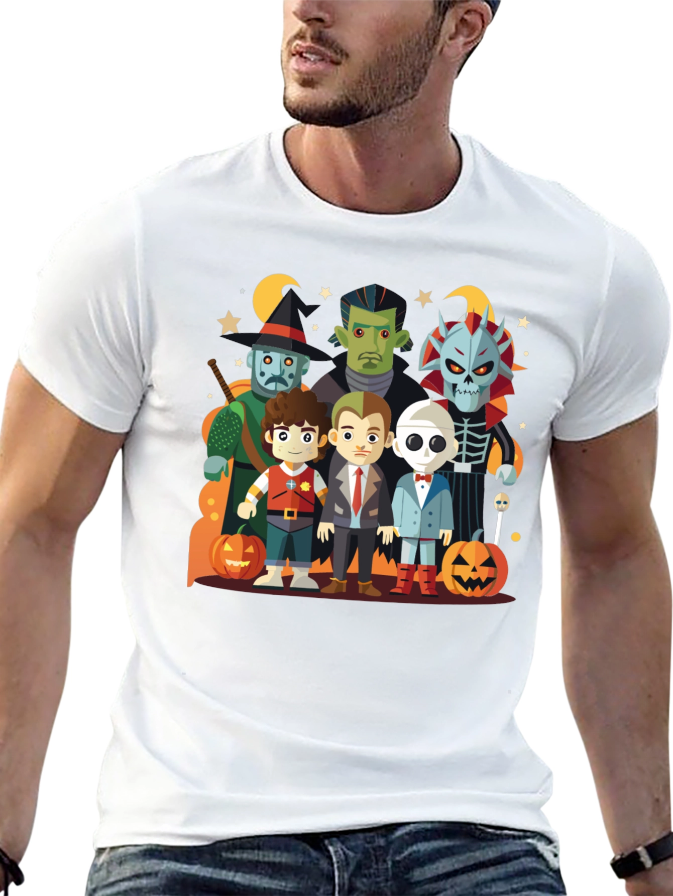 Halloween Cartoon Character T-Shirt