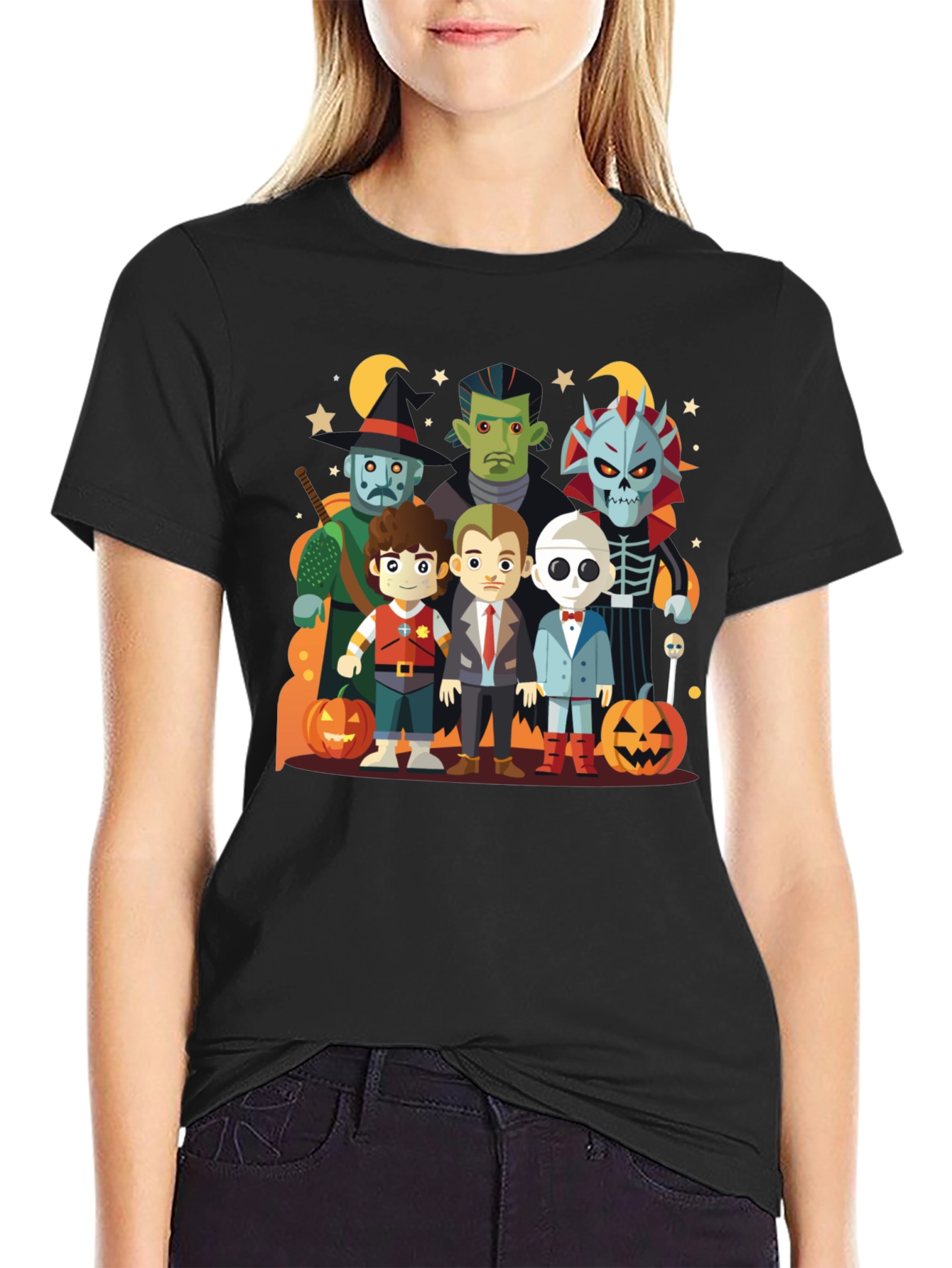 Halloween Cartoon Character T-Shirt