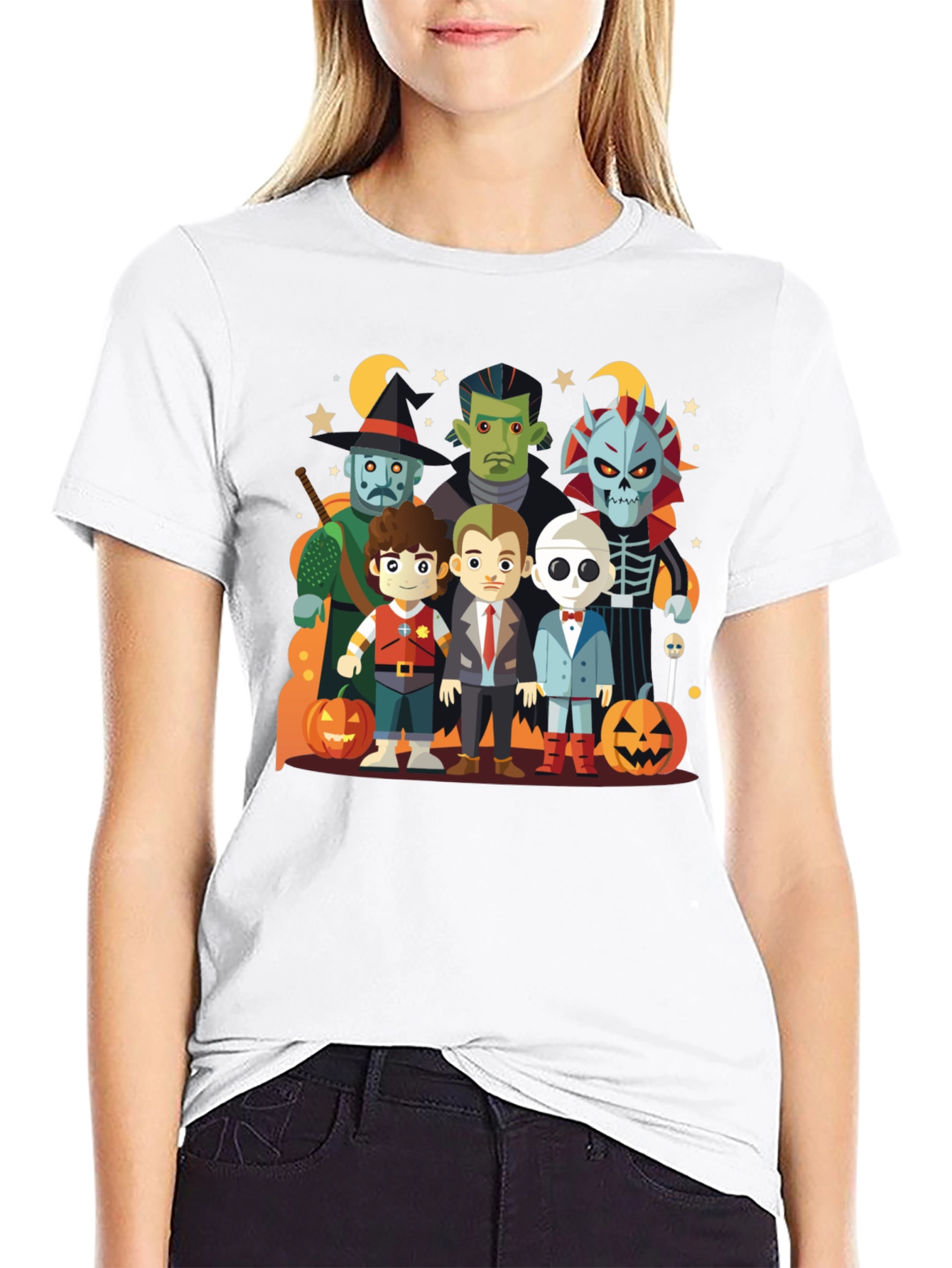 Halloween Cartoon Character T-Shirt