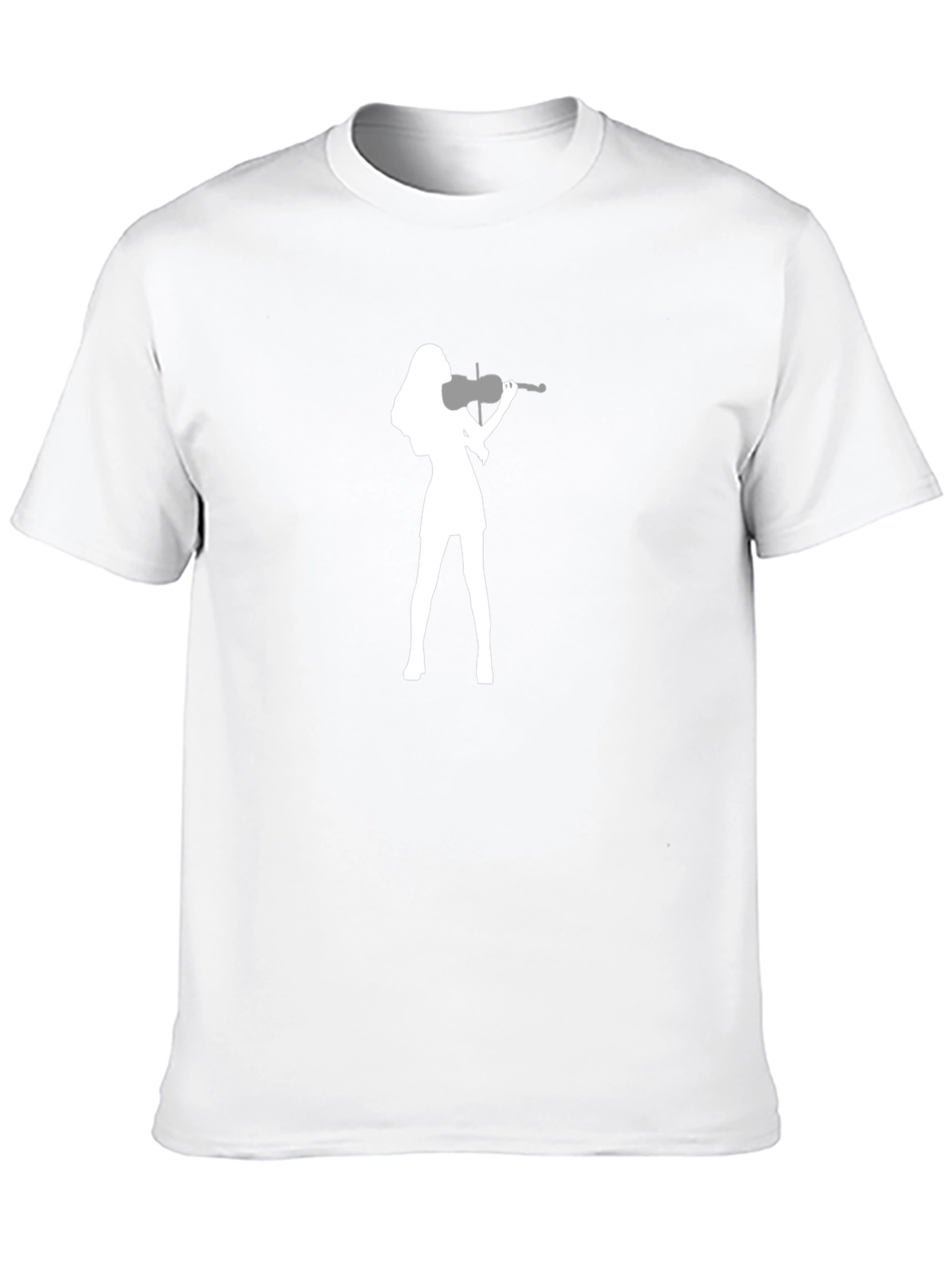 Violin Player Graphic Black T-Shirt
