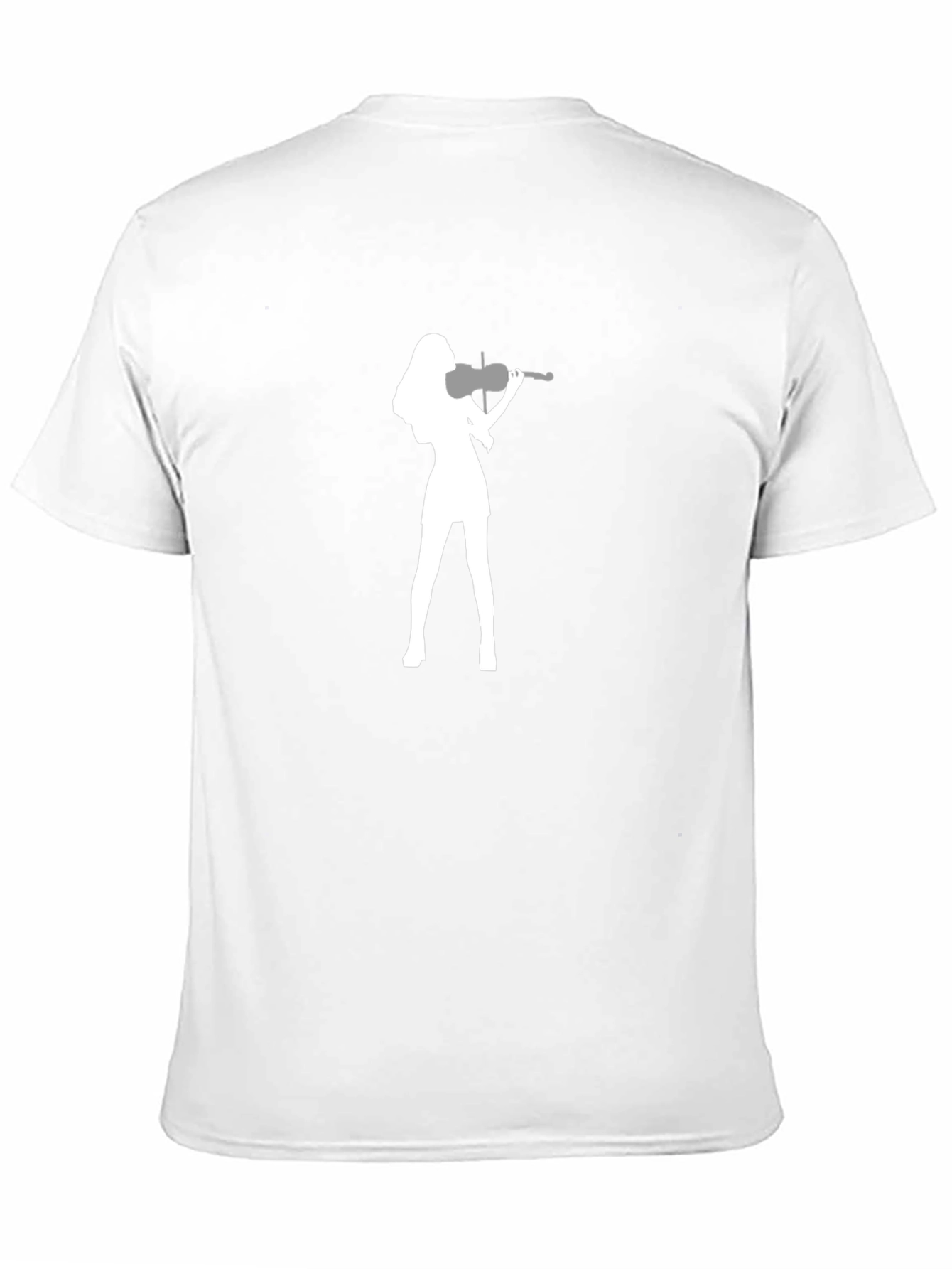 Violin Player Graphic Black T-Shirt