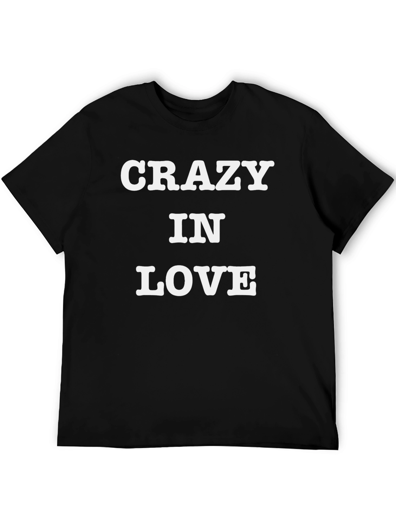 Crazy In Love Black Graphic Tee Shirt