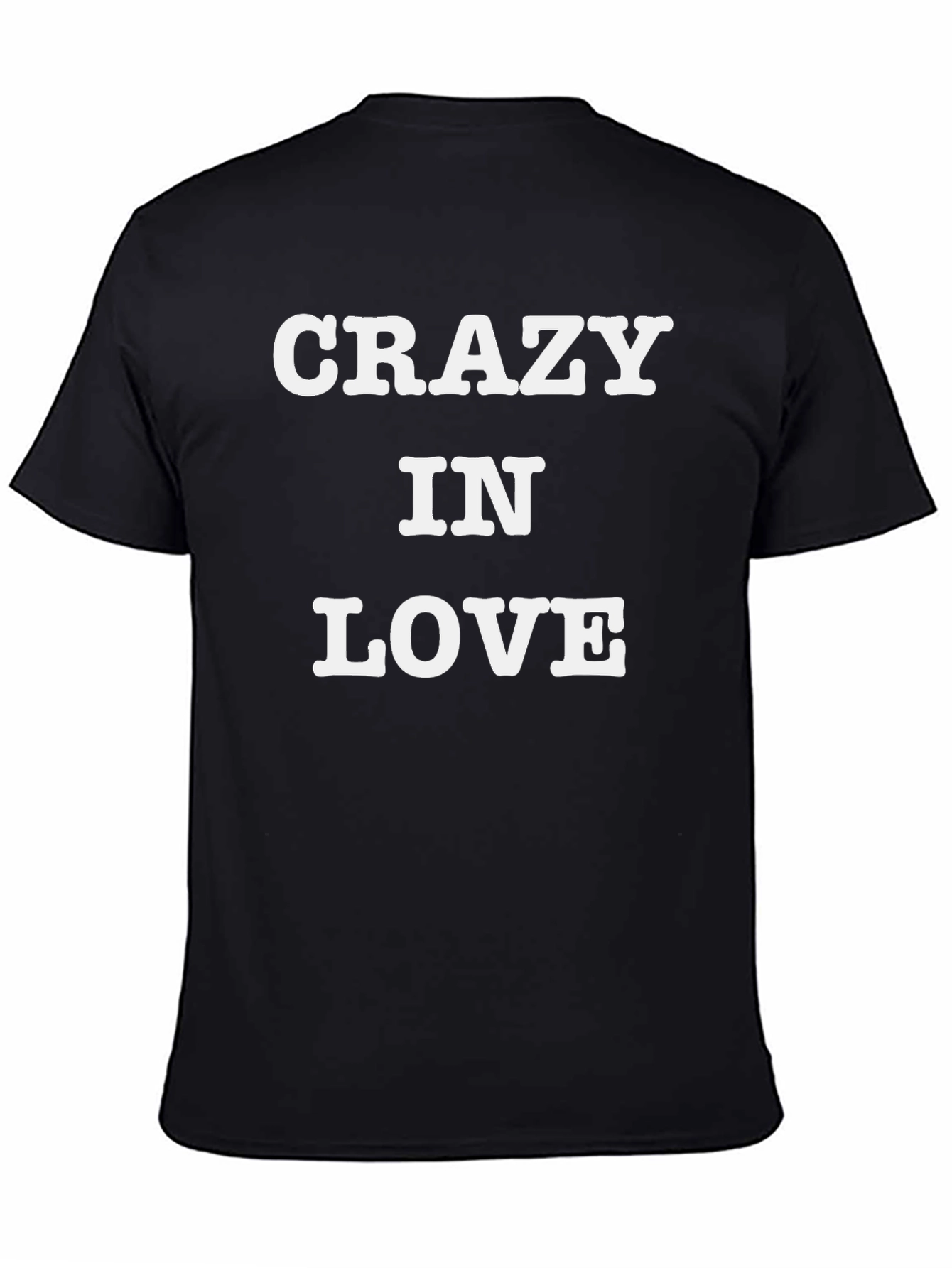Crazy In Love Black Graphic Tee Shirt