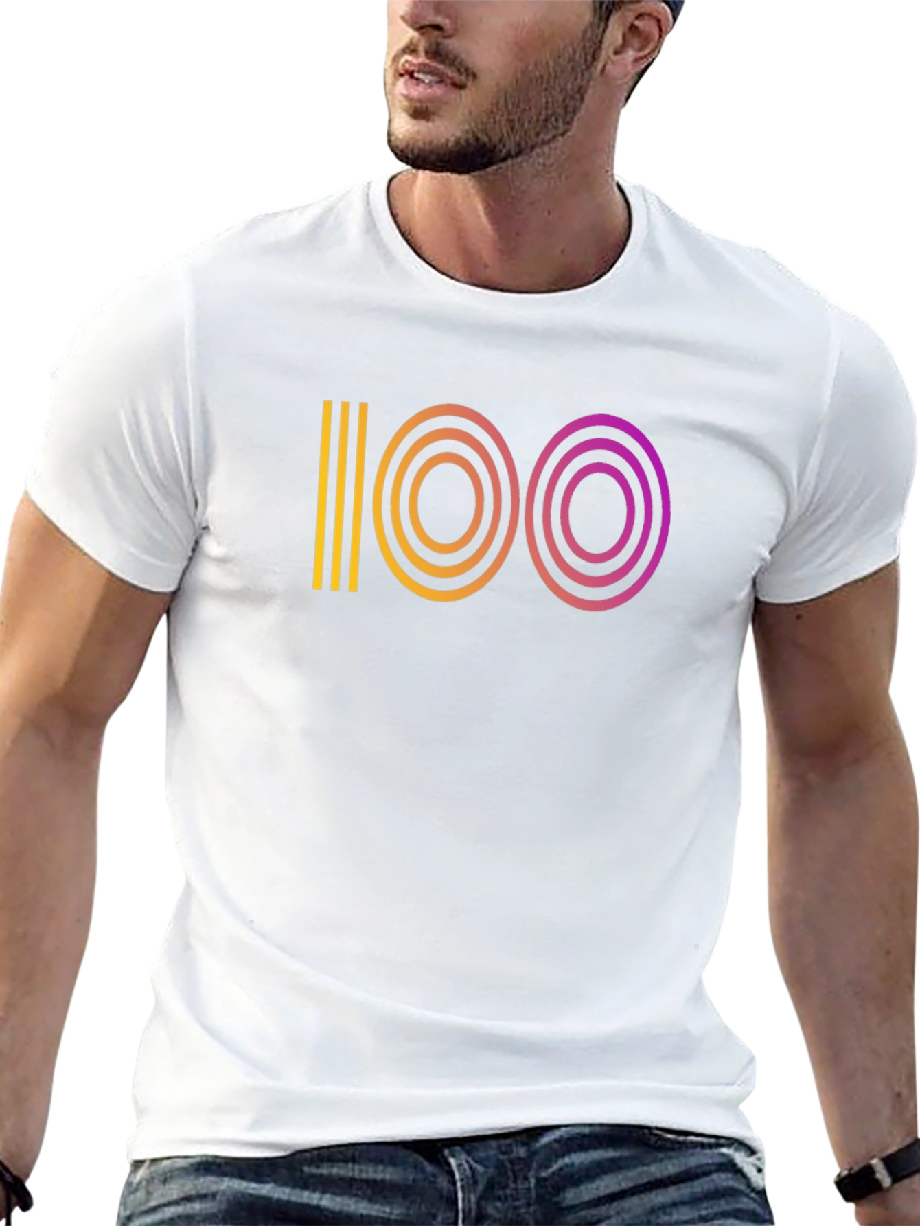 Gradient 100 Graphic T-Shirt - Soft Cotton Blend