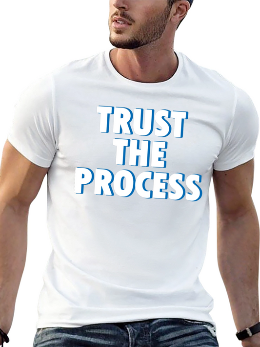 Trust The Process Graphic Tee - Black