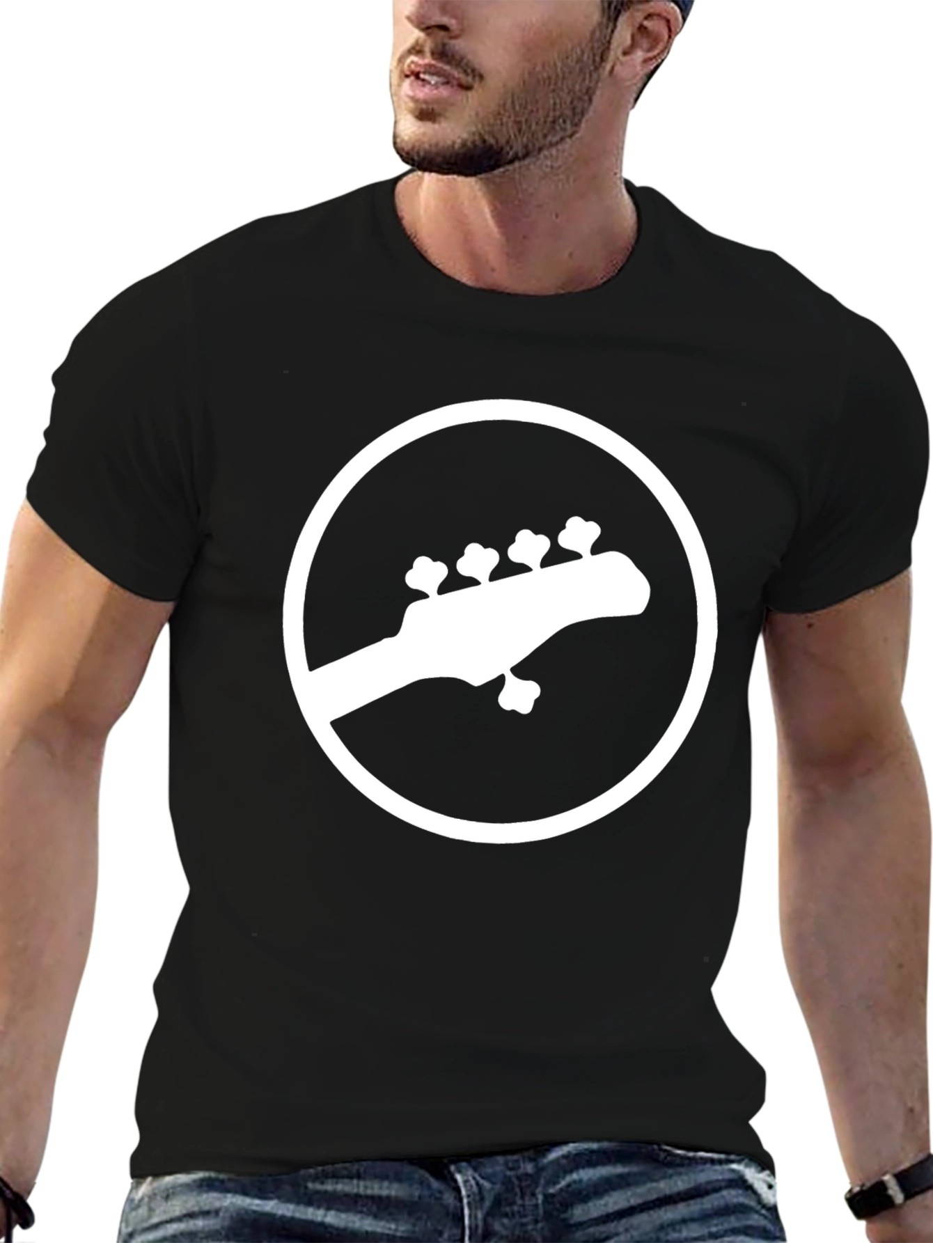 Bass Guitar Headstock T-Shirt