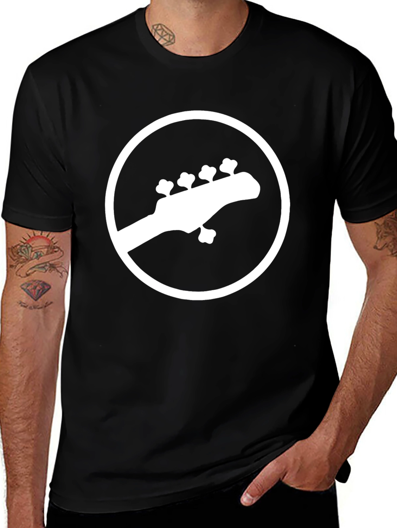 Bass Guitar Headstock T-Shirt