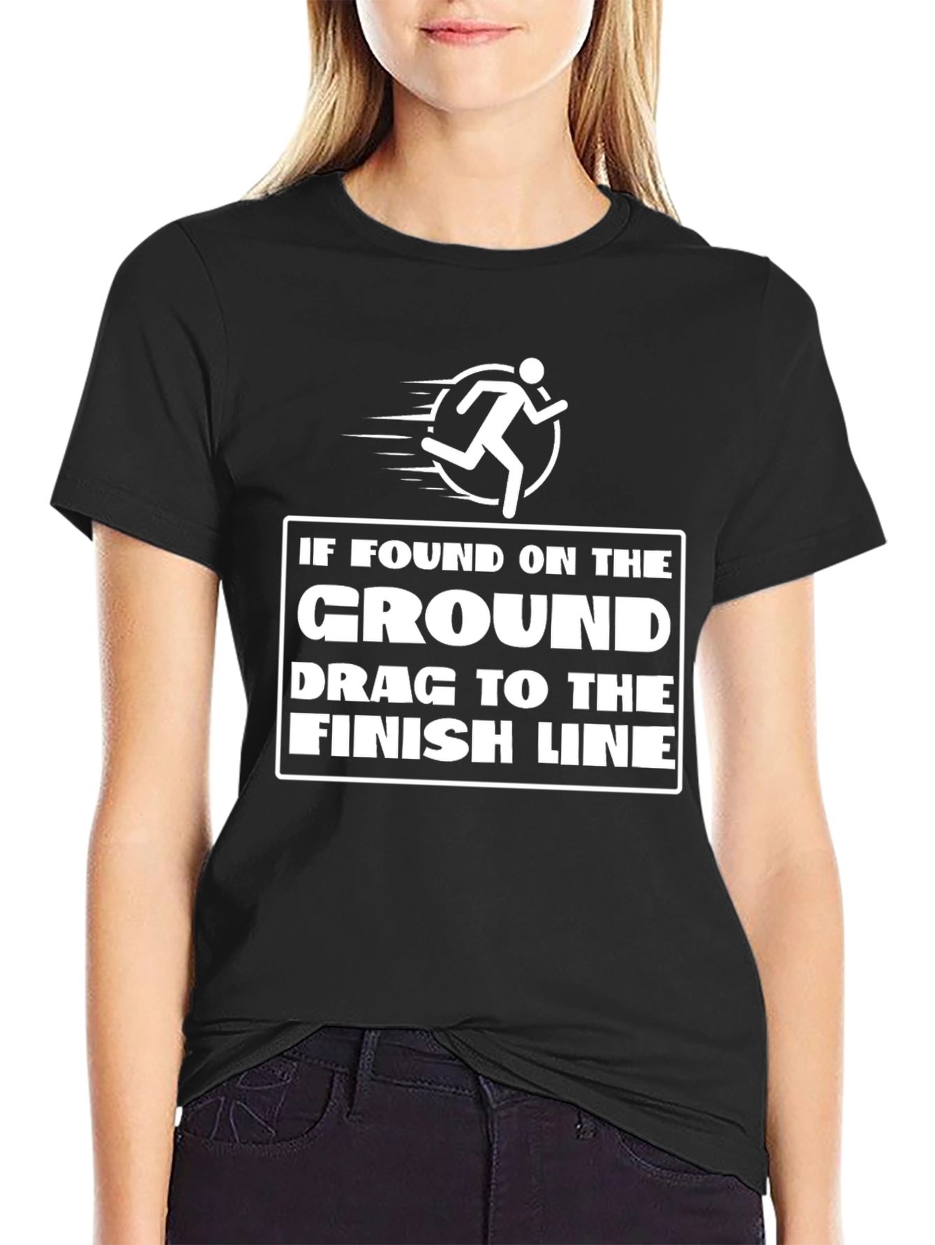 Funny Running T-Shirt: If Found on the Ground