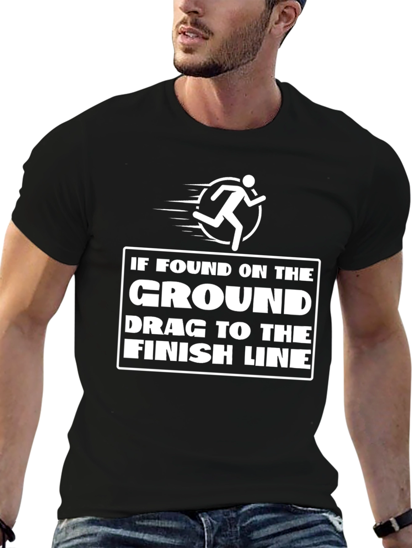 Funny Running T-Shirt: If Found on the Ground