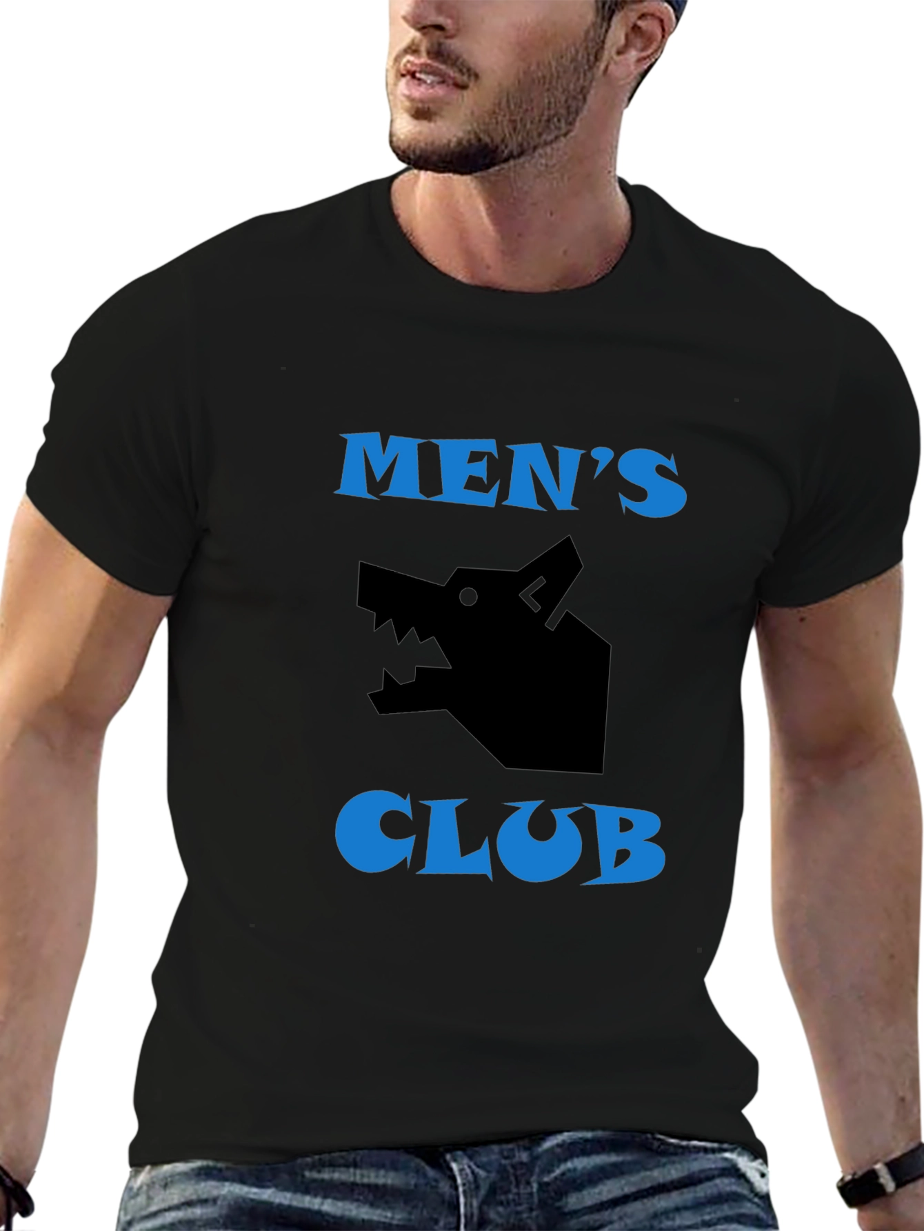 Mens Club Graphic T-Shirt - Black
