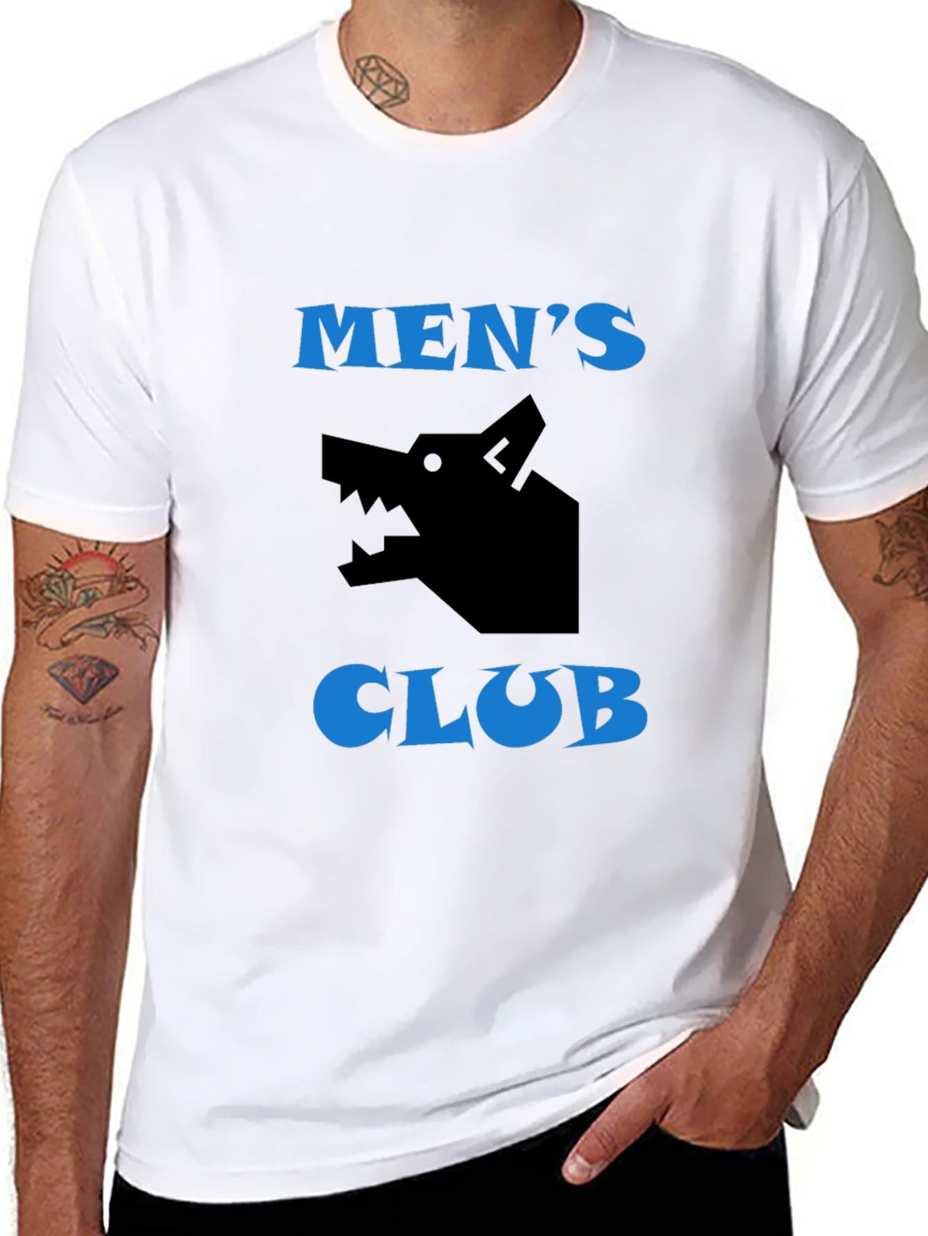 Mens Club Graphic T-Shirt - Black