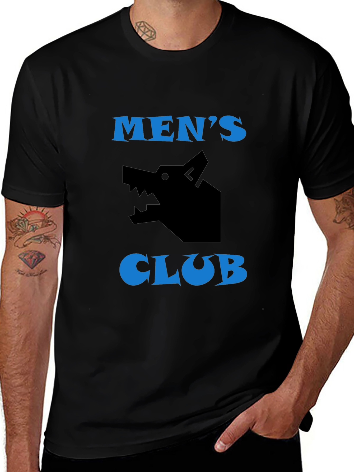 Mens Club Graphic T-Shirt - Black