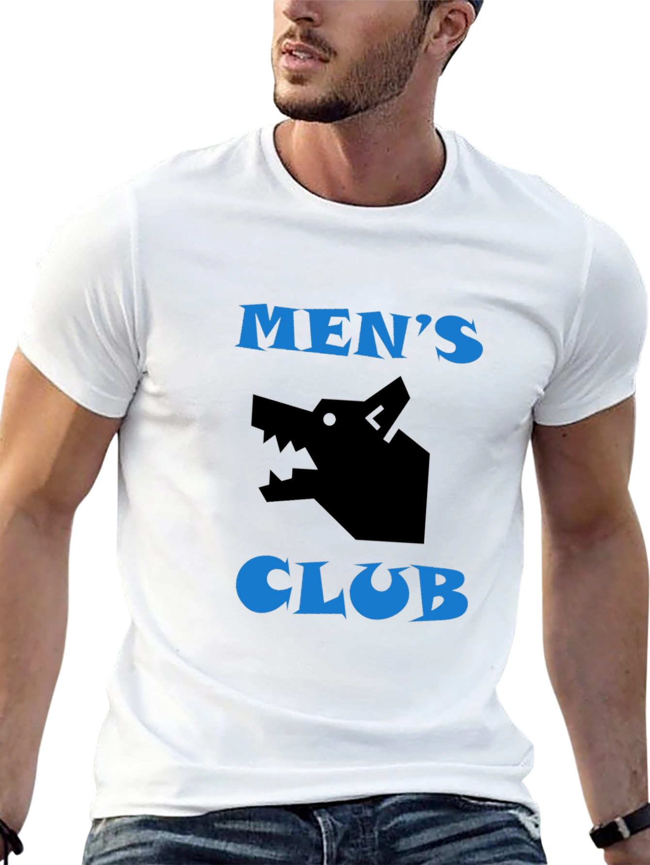 Mens Club Graphic T-Shirt - Black