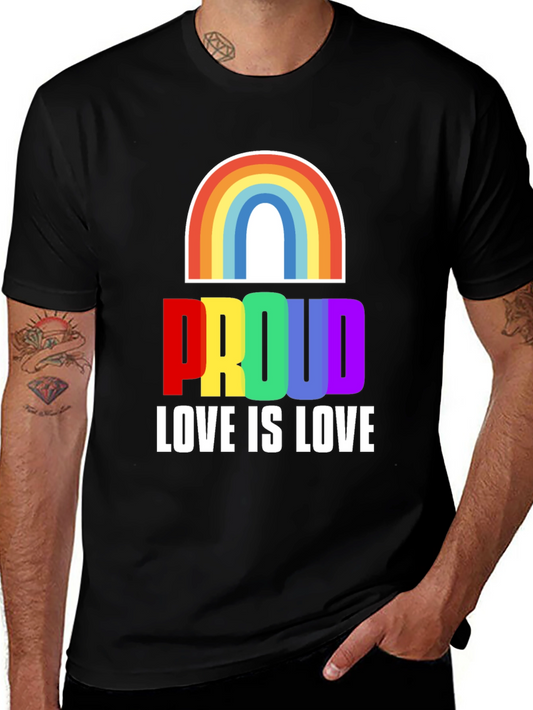 Rainbow Proud Love is Love T-Shirt