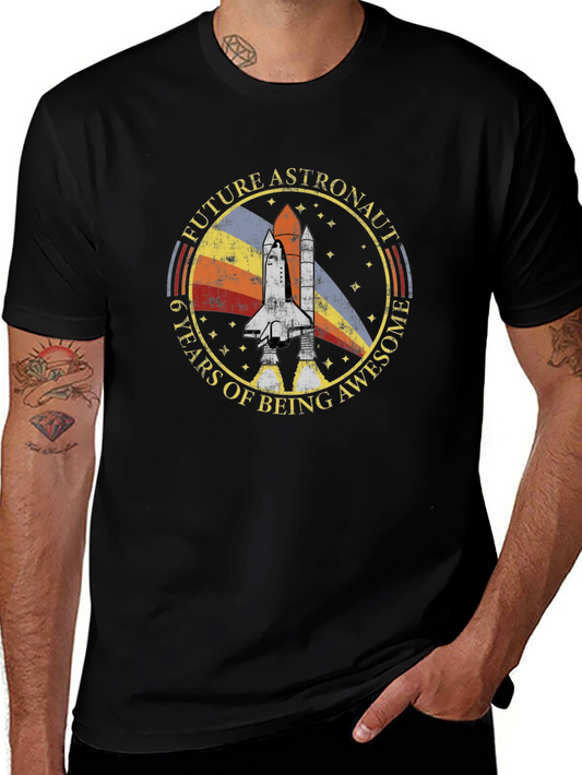 Future Astronaut T-Shirt - 6 Years Awesome