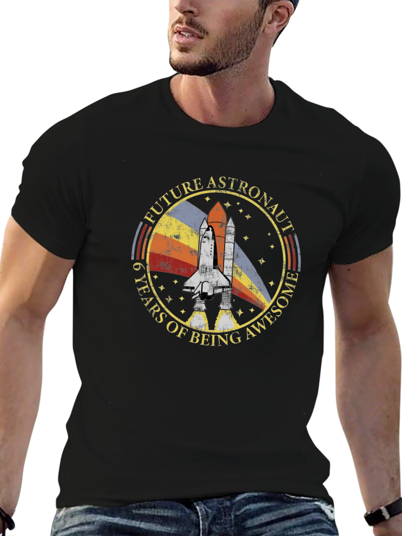 Future Astronaut T-Shirt - 6 Years Awesome