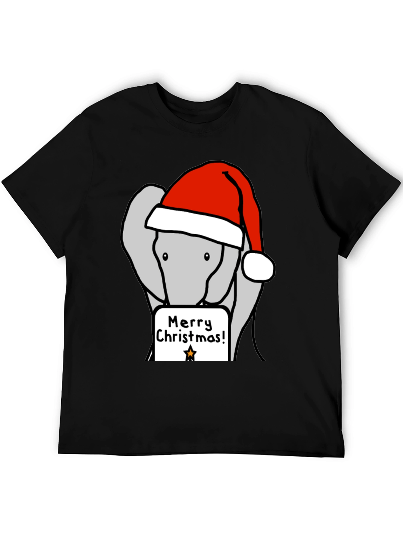 Merry Christmas Elephant Tee